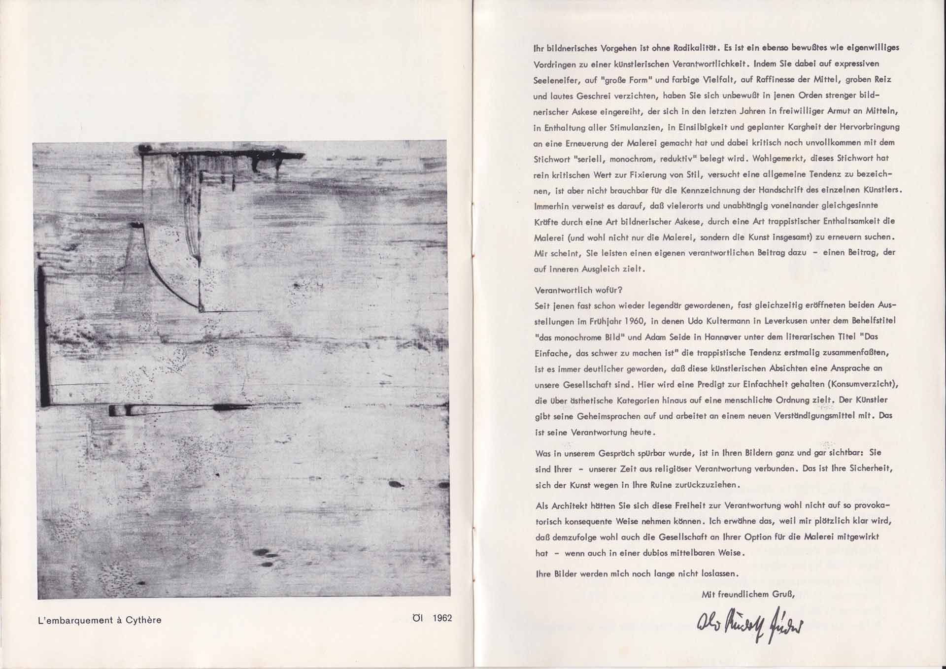Catalogue | Galerie Am Bohlweg Braunschweig | 1962 | Gunter Weseler